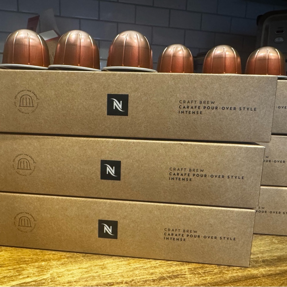 Nespresso vertuo next Carafe pods